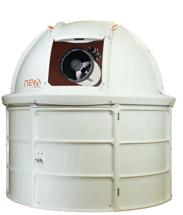 Nexdome, well-priced, strong, inexpensive to ship, easily assembled and professional-looking observatory