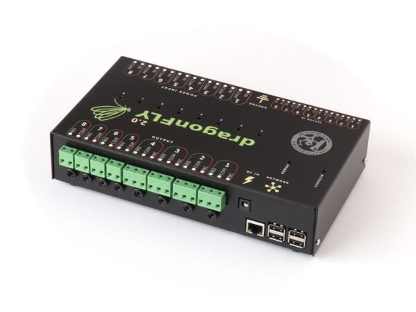 Lunatico Astronomia Dragonfly observatory controller rear view
